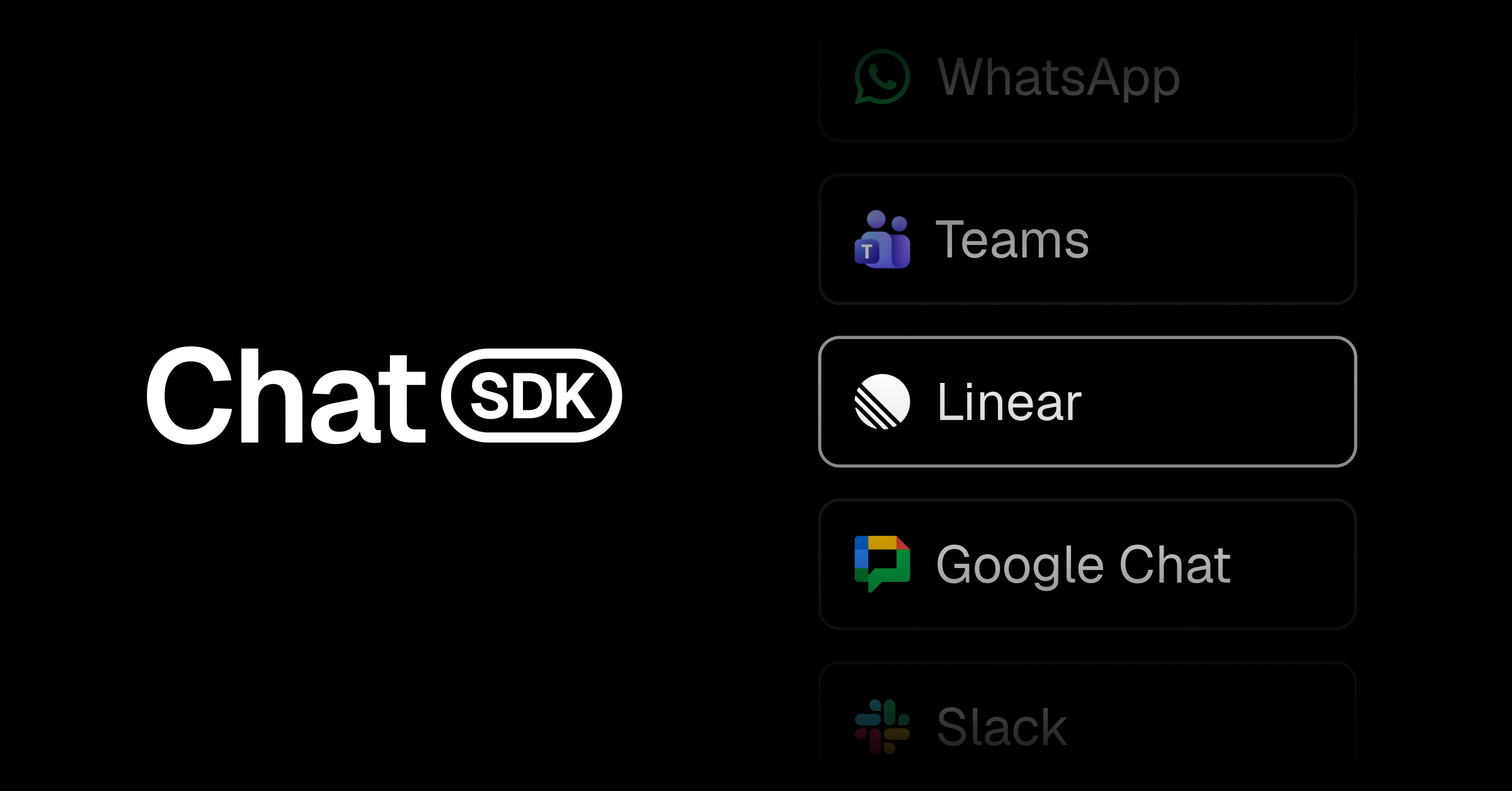Linear adapter for Chat SDK