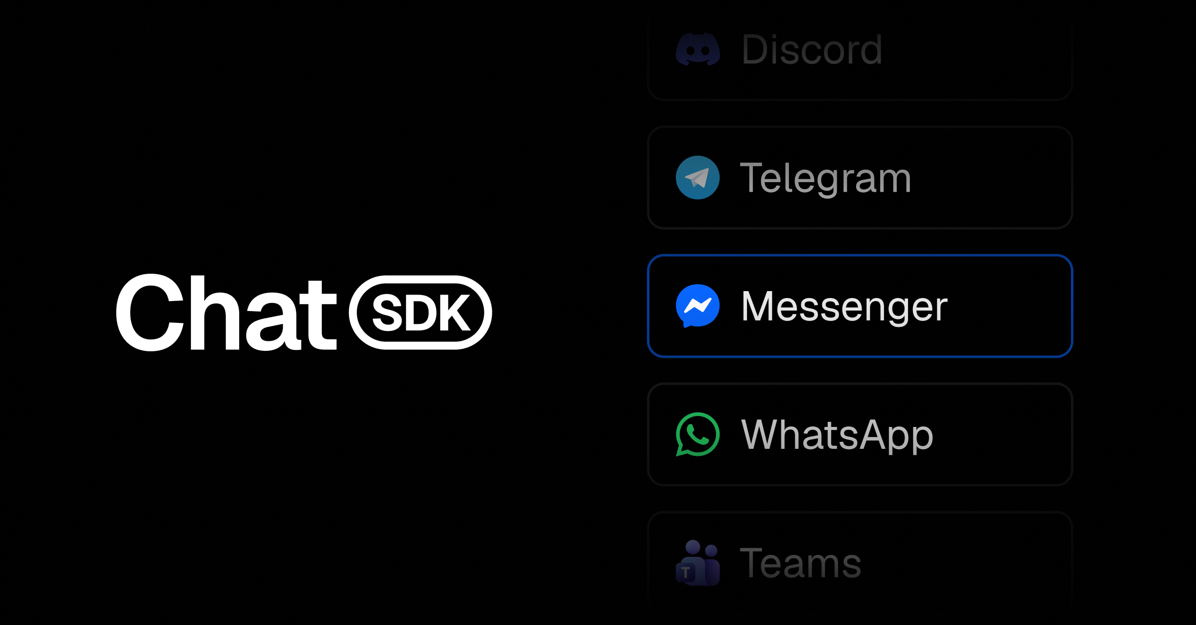 Facebook Messenger adapter for Chat SDK