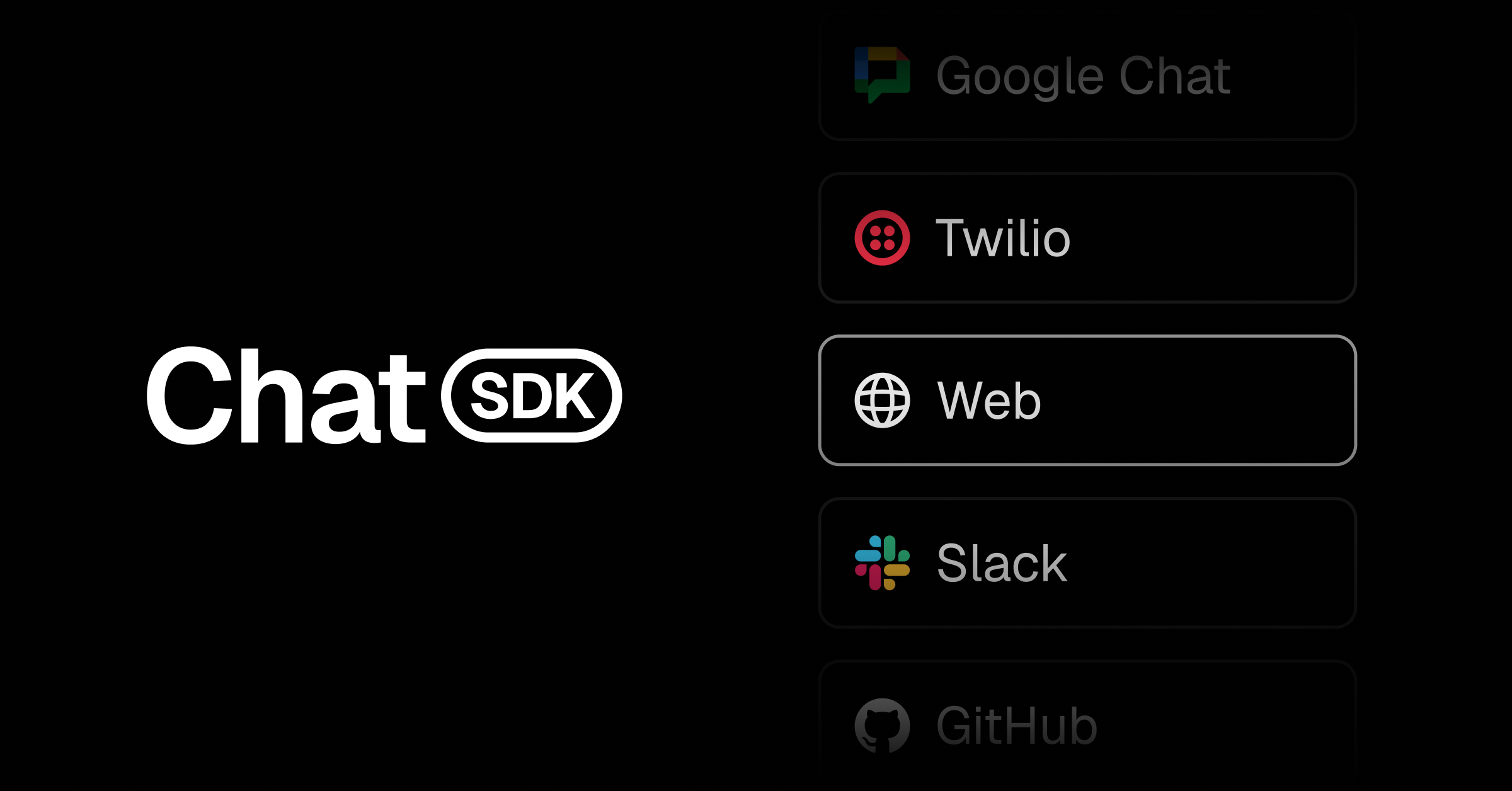 Web adapter for Chat SDK
